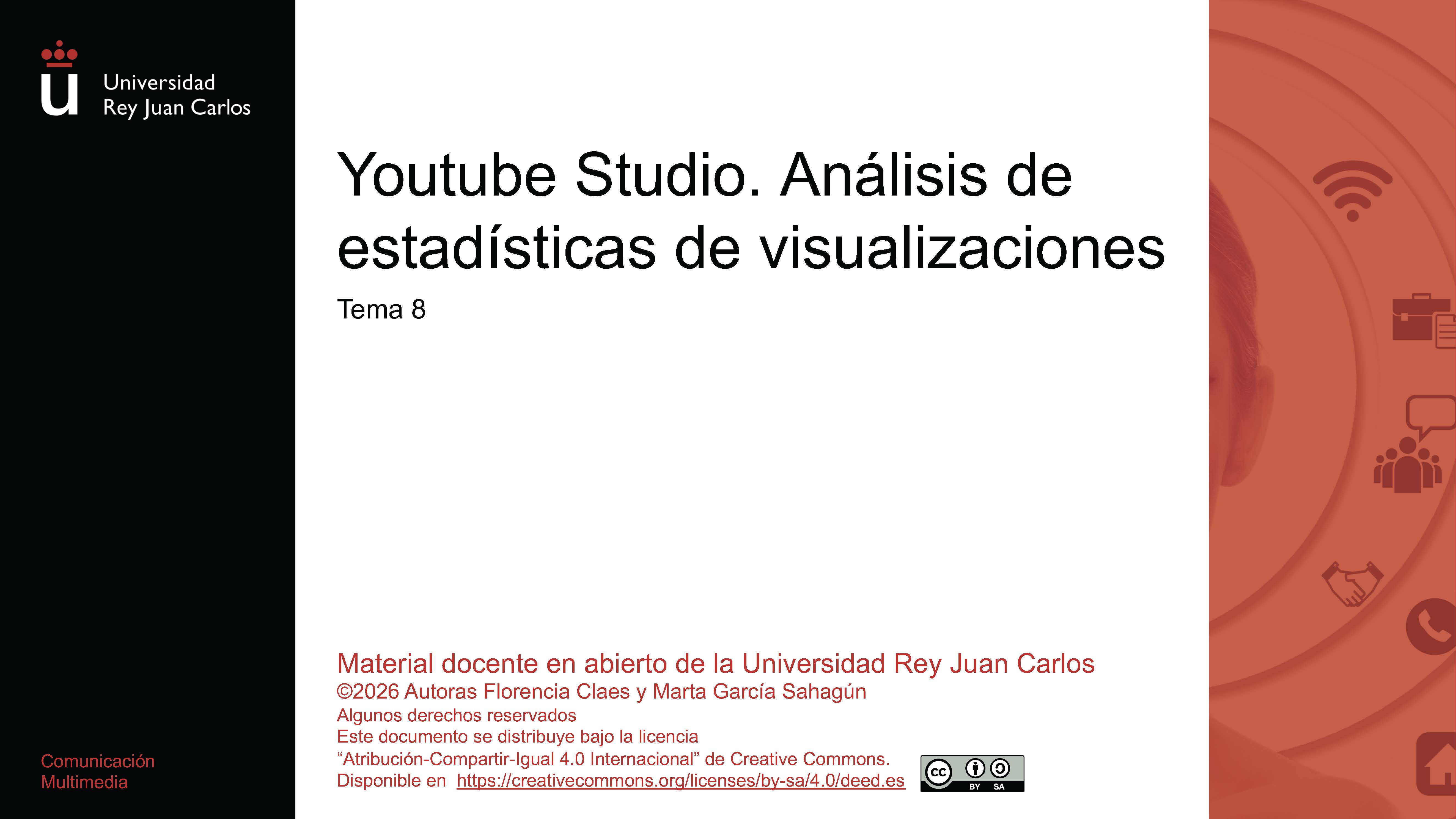 Youtube Studio. Análisis de estadísticas de visualizaciones